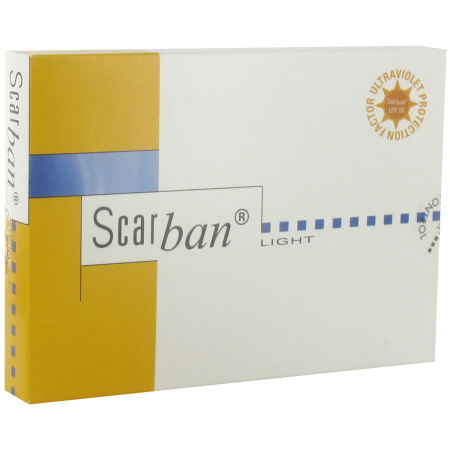 Scarban Light Wasbaar Siliconeverband 5x30cm Stuks 2 + Reinigingszeep 50ml