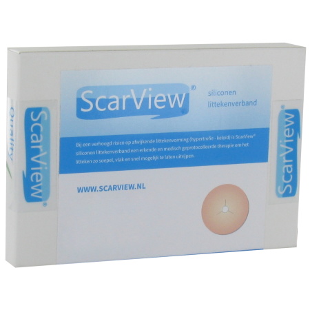 Scarview Elastic Silicoon Tepel 6,5cm 2 Stuks