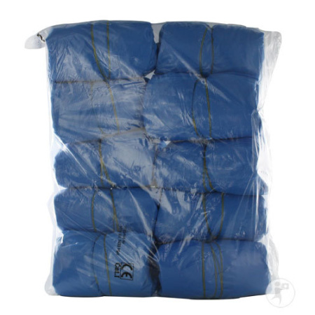 Blauwe Polyethyleen Schoenovertrek 100 stuks