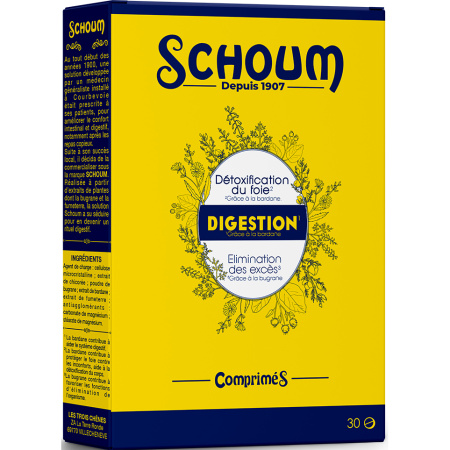 Schoum Spijsvertering 30 Tabletten