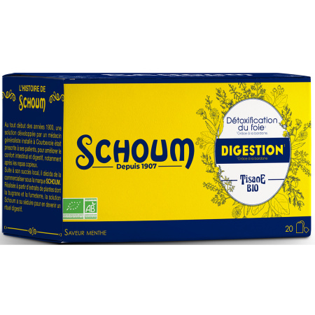 Schoum Spijsvertering Kruidenthee Bio 20 Zakjes
