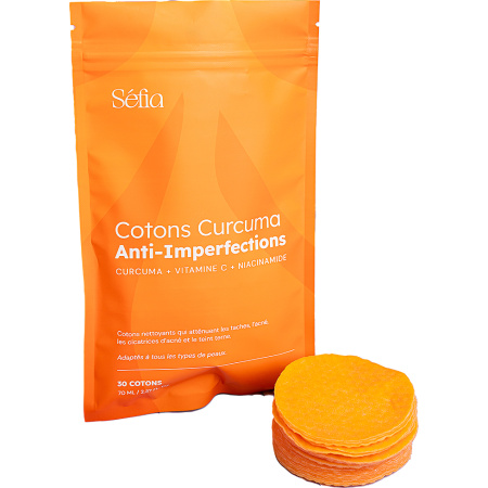 Sefia Navulling Anti-Imperfections Watjes Met Kurkuma 30 Stuks