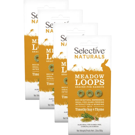 Selective Naturals Supreme Science Konijn Meadow Loops 4x80g