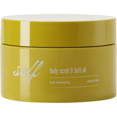 Self Soft Exfoliërende Scrub Lichaam & Badolie Pot 200ml