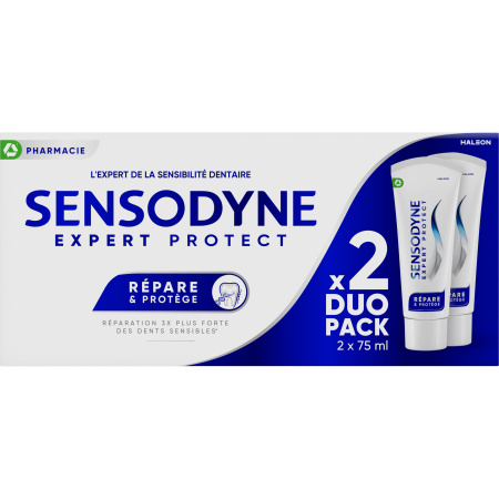 Sensodyne Expert Protect Reparatie En Bescherming Tandpasta Verse Munt 2x75ml