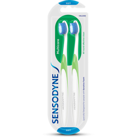 Sensodyne Tandenborstel MultiCare Soft Zachte Haren Duopack 2 Stuks
