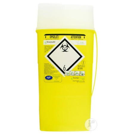 Sharpsafe Container Voor Medisch Afval 0,6l 1 Stuk