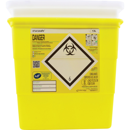 Sharpsafe Naaldcontainer 13l 1 Stuk (4115a)