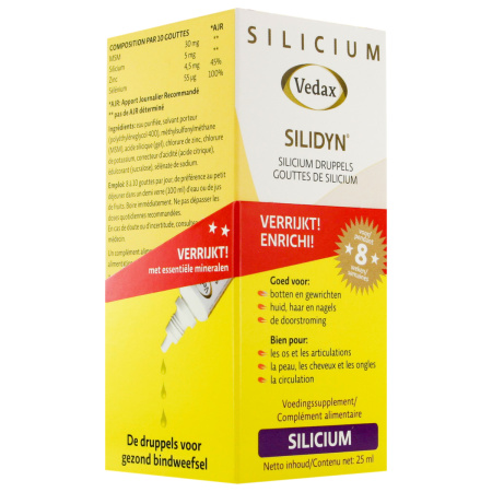 Silidyn Silicium Druppels Flacon 25ml