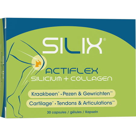 Silix Actiflex Voedingssupplement Kraakbeen-Pezen-Gewrichten 30 Capsules