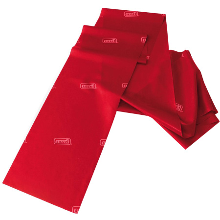 Sissel Fitband Met Clip 7,5cmx2m Weerstand Medium Rood 1 Stuk