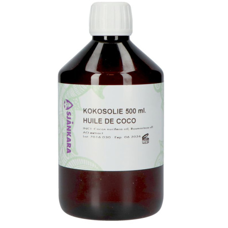 Sjankara Gefractioneerde Kokos Plantaardige Olie 500ml