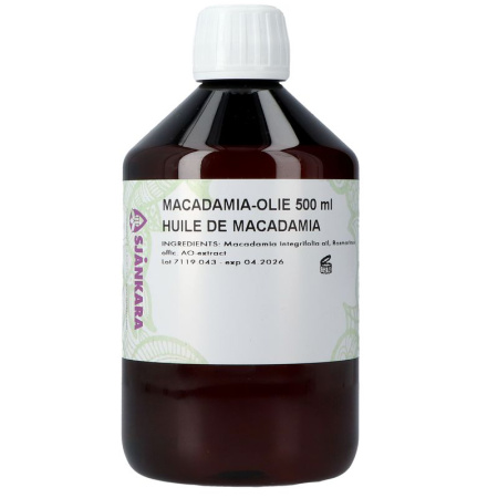 Sjankara Macadamia Plantaardige Olie 500ml