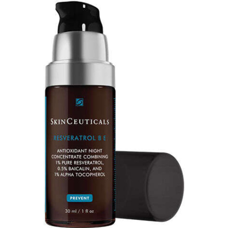 SkinCeuticals Resveratrol B E Antioxidant Herstellend Nachtserum Pompfles 30ml