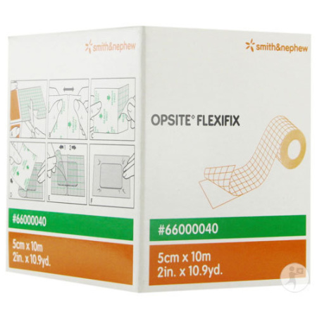 Smith&Nephew Opsite Flexifix Transparant Hechtende Film Op Rol 5cm x 10m Stuk 1 (66000040)