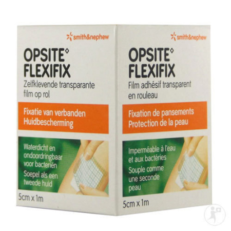 Smith&Nephew Opsite Flexifix Transparant Hechtende Film Op Rol 5cm x 1m Stuk 1 (66030569)