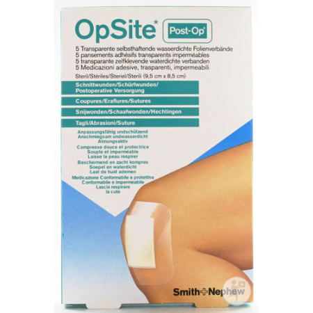 Smith&Nephew Opsite Post Op 9,5cmx 8,5cm 5 Stuks (66030314)