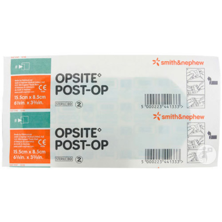 Smith&Nephew Opsite Post-Op Transparante Steriele Met Centraal Kompres 15,5x8,5cm Stuk 1 (66000712)