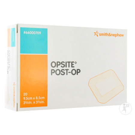 Smith&Nephew Opsite Post-Op Transparante Steriele Met Centraal Kompres 9,5x8,5cm Stuks 20 (66000709)