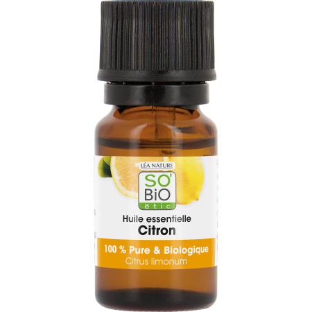 So'Bio Étic Essentiële Olie Biologische Citroen Fles 15ml