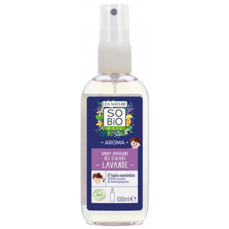 So'Bio Étic Lavendelspray Met 6 Biologische Essentiële Oliën Fles 100ml
