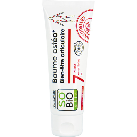 So'Bio Étic Osteo+ Balsem Met 7 Biologische Essentiële Oliën Tube 75ml