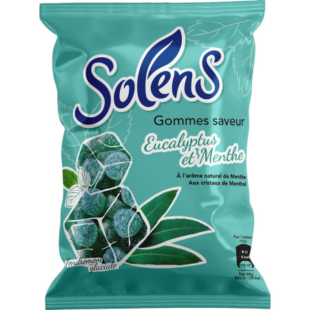 Solens Eucalyptus-Menthol Gommen 100g