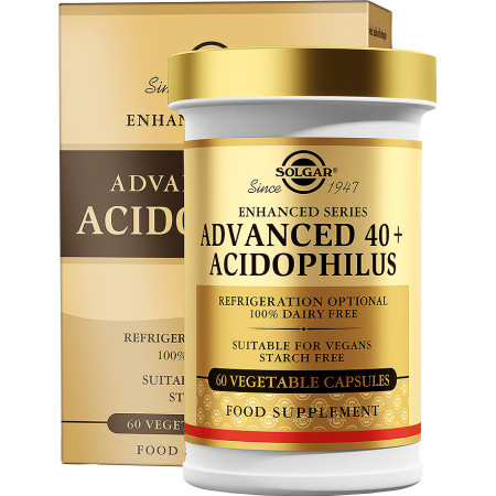 Solgar Advanced 40+ Acidophilus Probiotica 60 Plantaardige Capsules