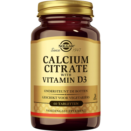 Solgar Calcium Citrate With Vitamine D3 60 Tabletten