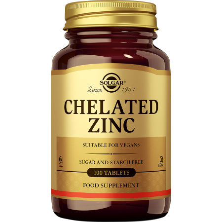 Solgar Chelated Zinc 100 Tabletten