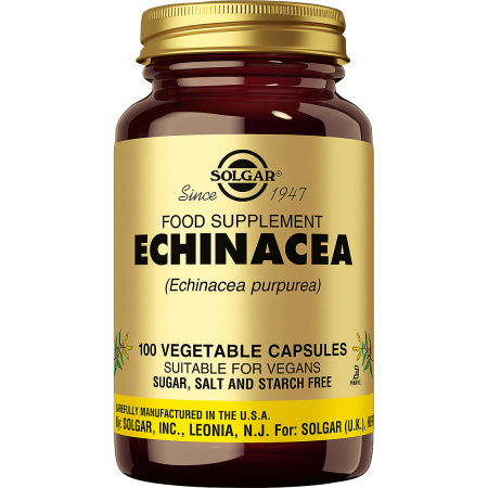 Solgar Echinacea 100 Plantaardige Capsules