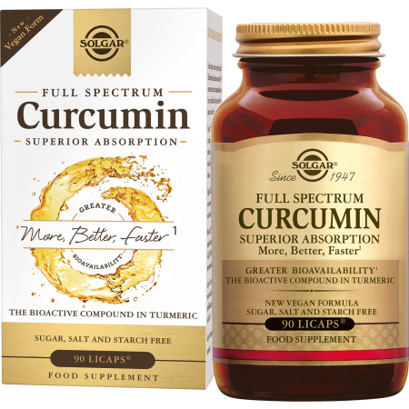 Solgar Full Spectrum Curcumin 90 Capsules