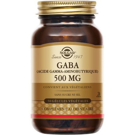 Solgar GABA 500mg Slaap Ontspanning 50 Capsules