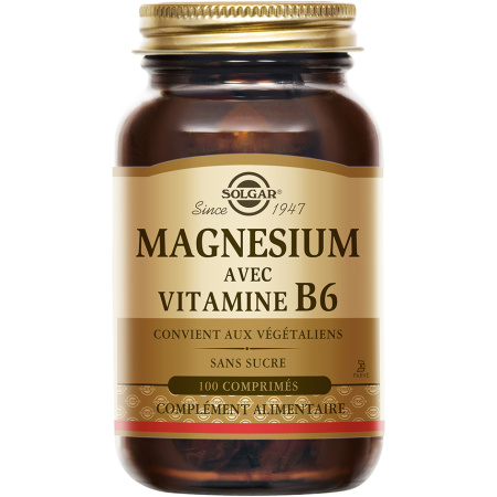 Solgar Magnesium Met Vitamine B6 100 Tabletten
