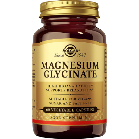 Solgar Magnesium Glycinate 60 Capsules