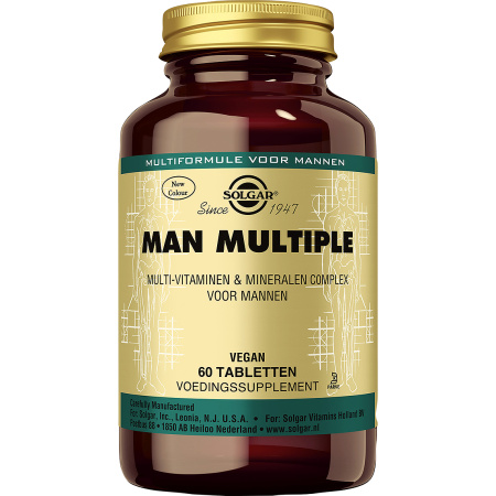 Solgar Man Multiple Multivitamine Voor Mannen 60 Tabletten