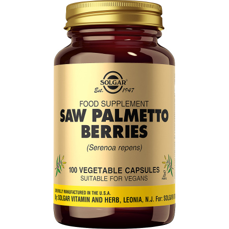 Solgar Saw Palmetto Bessen 100 Capsules