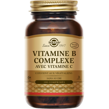 Solgar Vitamine B Complex Met Vitamine C 100 Tabletten