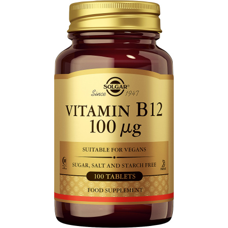 Solgar Vitamine B12 100mcg 100 Tabletten