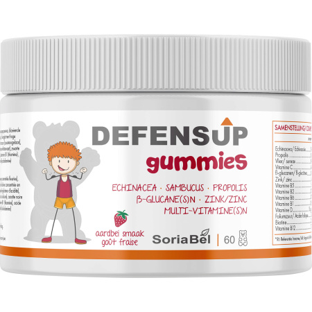 Soria Bel Defensup Gummies Aardbeiensmaak 60 Stuks