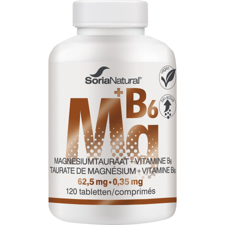 Soria Natural Magnesiumtauraat Bio-Actief 120 Tabletten