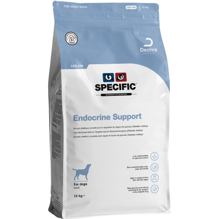 Specific CED DM Endocrine Support Voor Volwassen Honden Zak 12kg