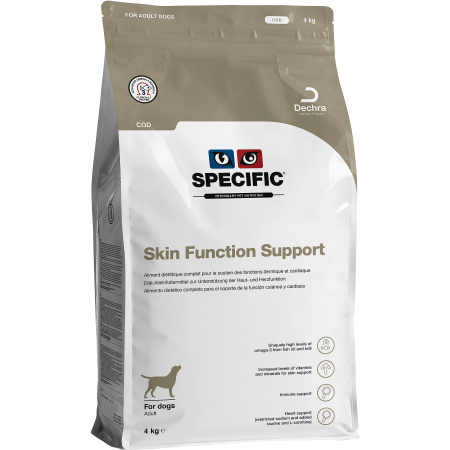 Specific COD Skin Function Support Volwassenen Honden Met Huidproblemen 3x4kg