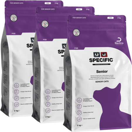 Specific FGD Senior Volledig Voeder Voor Senior Katten 8+ Jaar 3x2kg