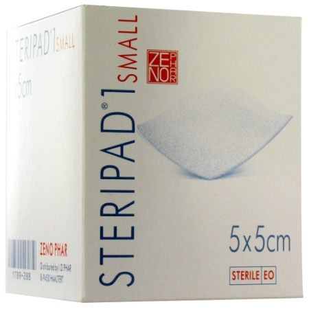 Steripad 1 Steriele Kompressen Small 5x5cm 40 Stuks