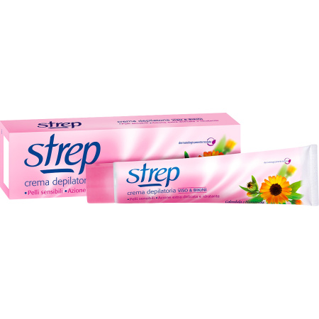 Strep Ontharingscrème Gezicht En Bikini 75ml