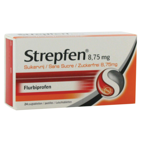 Strepfen 8,75mg Zonder Suiker 24 Zuigtabletten