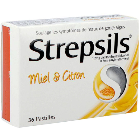 Strepsils Honing & Citroen Infecties Van Mond En Keelholte 36 Zuigtabletten