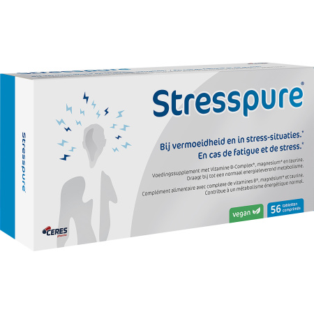 Stresspure Vitamine B-Complex + Magnesium 56 Tabletten