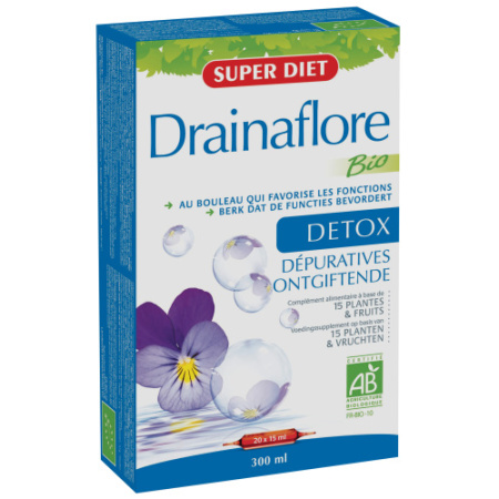 Superdiet Drainaflore Bio Ampullen 20x15ml